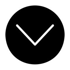 down arrow gradient icon