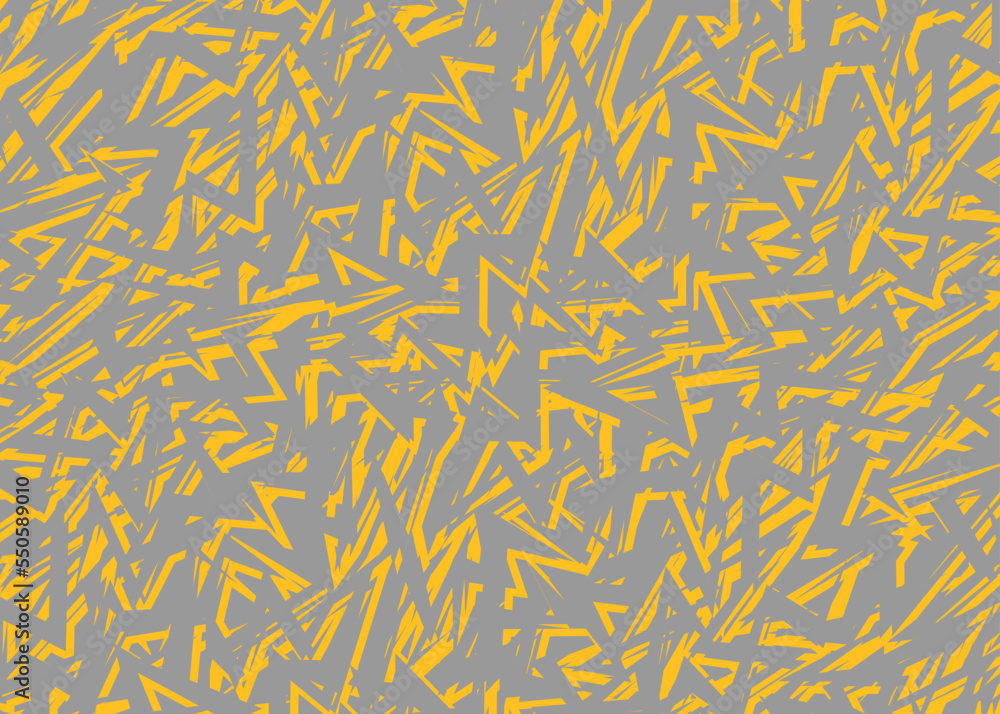 Poster abstract background with seamless rough lines pattern