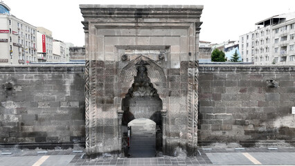 Sahabiye Madrasa was built in 1267 during the reign of Seljuk Sultan Giyasettin Keyhusrev III. A...