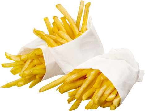 French Fries In Packaging - Isolated