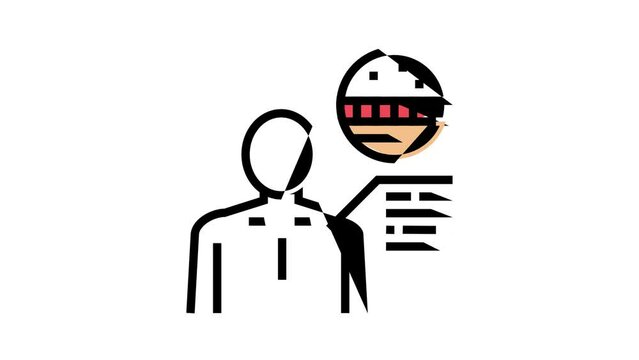 pale or yellowish skin color icon animation