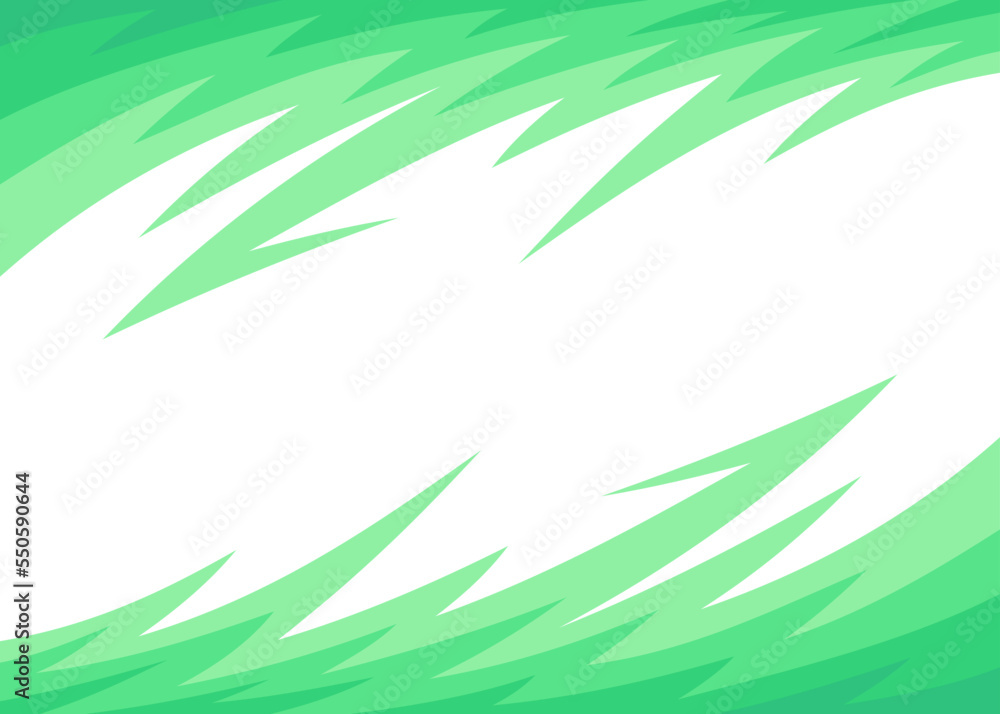 Poster abstract background with curved spike pattern and with some copy space area