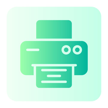 Printer Gradient Icon