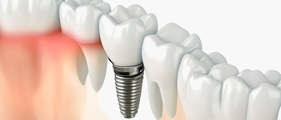 Dental surgery. Tooth implant
