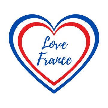 Love France symbol icon