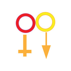 symbol gender vector icon illustration