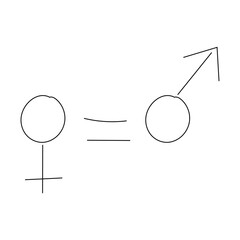 symbol gender vector icon illustration
