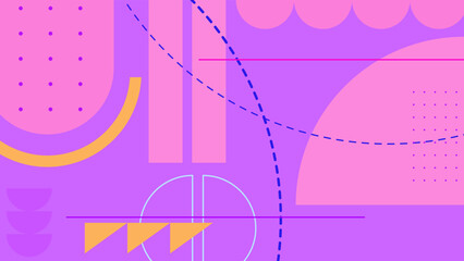 blue and pink gradient geometric shape background