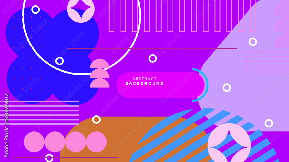 Wall mural abstract geometric pattern background with line texture for business brochure cover design. gradient