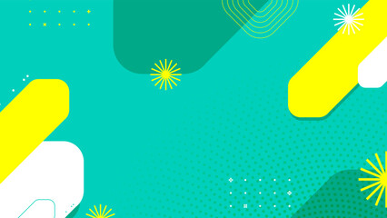 Modern trendy abstract geometry background. Memphis basic shape pattern. Geometric elements memphis in the style of 80's. Vector illustration.