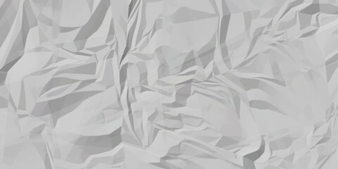 white creased crumpled paper texture can be use as background.Ragged White Paper.	