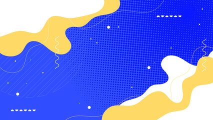 Abstract pop art color paint splash pattern background. Memphis geometry background