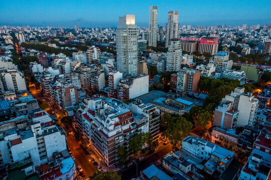 View of the streets of Buenos Aires Argentinien