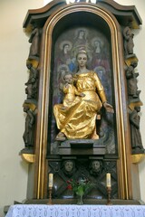 Fototapeta na wymiar Kościół pw. św. Anny, Nikiszowiec, dzielnica Katowic