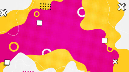 Modern colored background with geometric abstract pattern and colours. Vector illustration for minimal future design and dynamic trendy poster