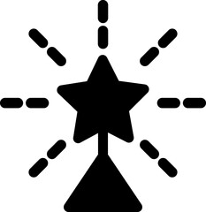 Winter holiday. Christmas icon. 