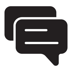 chat glyph icon