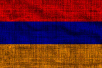 National Flag of Armenia. Background  with flag  of Armenia.