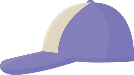 Summer cap icon cartoon vector. Baseball hat. Fashion wear