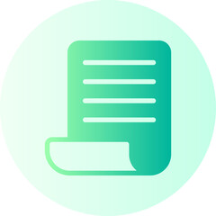 invoice gradient icon
