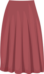 Red cherry skirt icon cartoon vector. Mini woman. Party creative