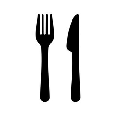 PICTOGRAM OF CUTLERY, KNIFE AND FORK, PNG