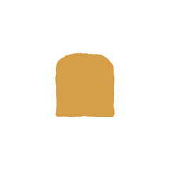 Bread slice icon. Simple style bread shop big sale poster background symbol. Bread brand logo design element. Bread slice t-shirt printing. Vector for sticker.