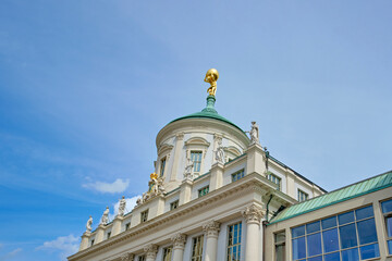 Obraz premium View of the Old Town Hall, today Potsdam Museum - Forum for Art and History, Potsdam, Brandenburg, Germany.
