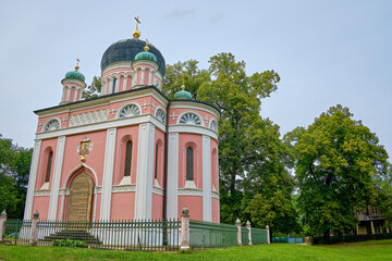 Fototapeta na wymiar Alexander Nevsky Memorial Church, Potsdam, Brandenburg, Germany