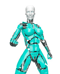 amazing robot is angry