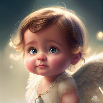 baby angel with wings