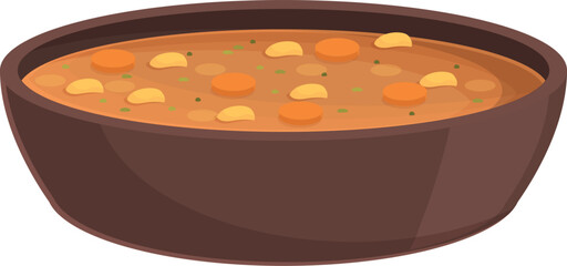 Bean soup icon cartoon vector. Chinese festival. New year