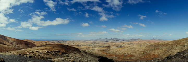 Fototapeta na wymiar Tolles Panorama auf Fuerteventura 