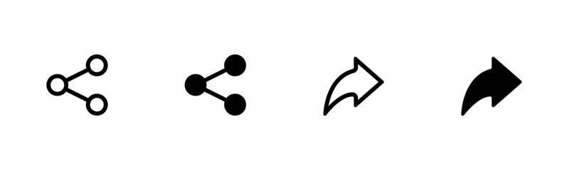 share flat icon collection send to publish global connection symbol link vector simple flat design