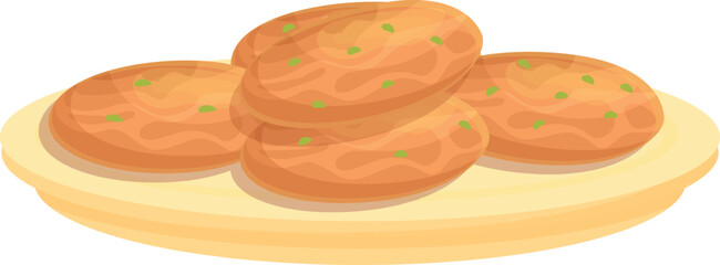 Meat food icon cartoon vector. Festival food. Meal hotspot