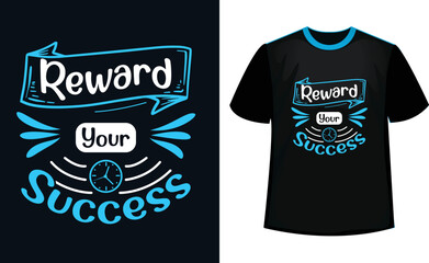 lettering Motivational T-shirt Design Template