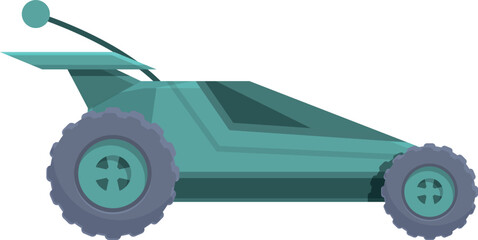 Remote sport car icon cartoon vector. Radio control. Child play