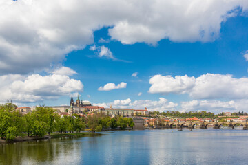 Prague castle, Charles bridge.