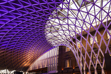 King's Cross station roof and design © Alan