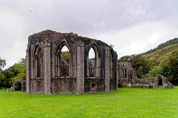 Twelve sided Chapter House - monastic ruins - Margam Country Park