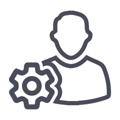 User Management sign icon