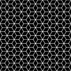 Fototapeta premium Aesthetic geometric seamless pattern . Modern art .Abstract lines composition . Contemporary vector design 