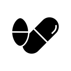 capsule icon vector logo template