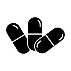 capsule icon vector logo template