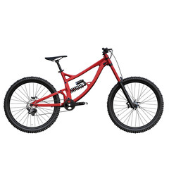 Fototapeta premium bicycle, isolate on a transparent background, 3d illustration, cg render