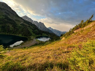 lake in the mountains