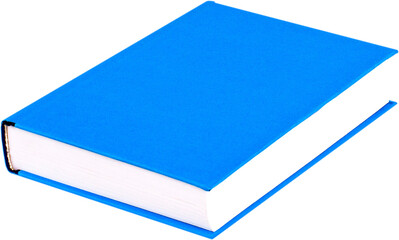 Blank book or textbook - isolated image