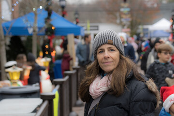 Shopping in Outdoor Market