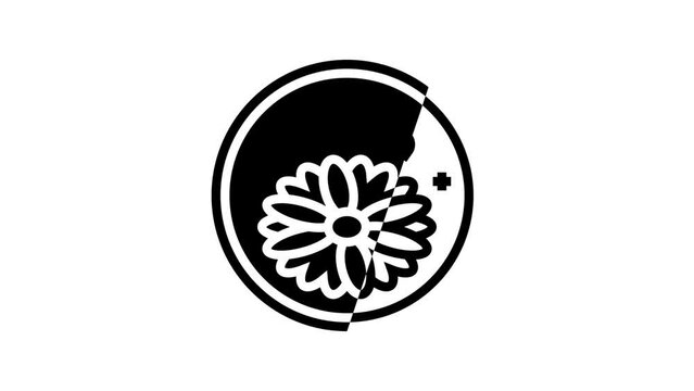 fragrance aromatic cosmetic line icon animation
