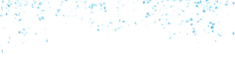 Falling snowflakes Blurred shiny.